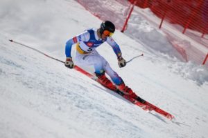 photo of Ian racing GS at US Nationals